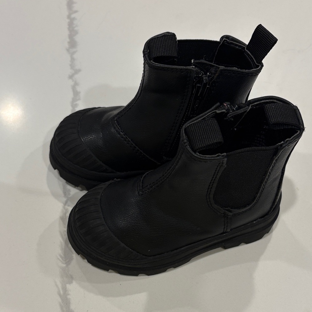 Girls Black Ankle Boots EUC